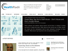 Tablet Screenshot of healthradii.com